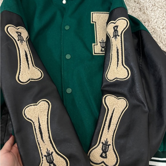 green varsity jacket - Picture 4 of 4